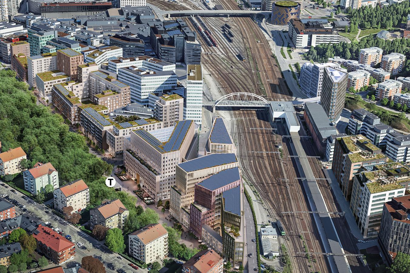 Pendeltåg, tvärbana, bussar och tunnelbanans gröna linje med start 2028.