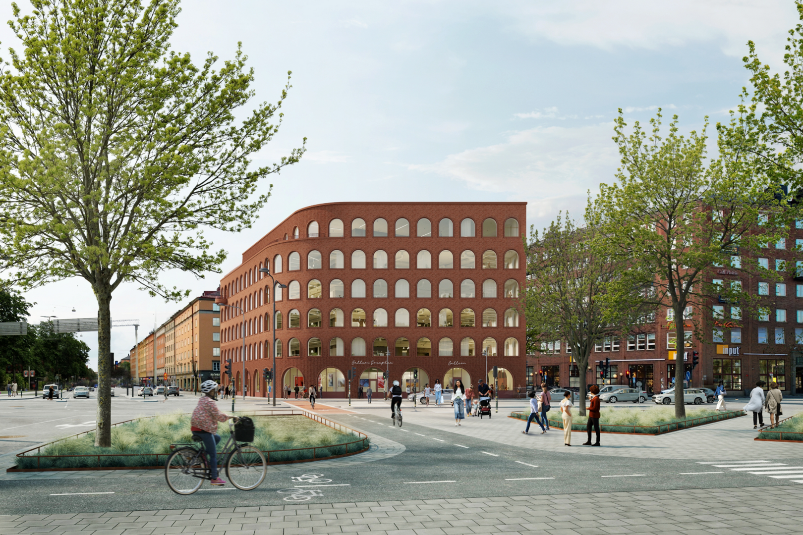 Sveaplan utvecklas med ett nytt kontorshus och en ny gågata