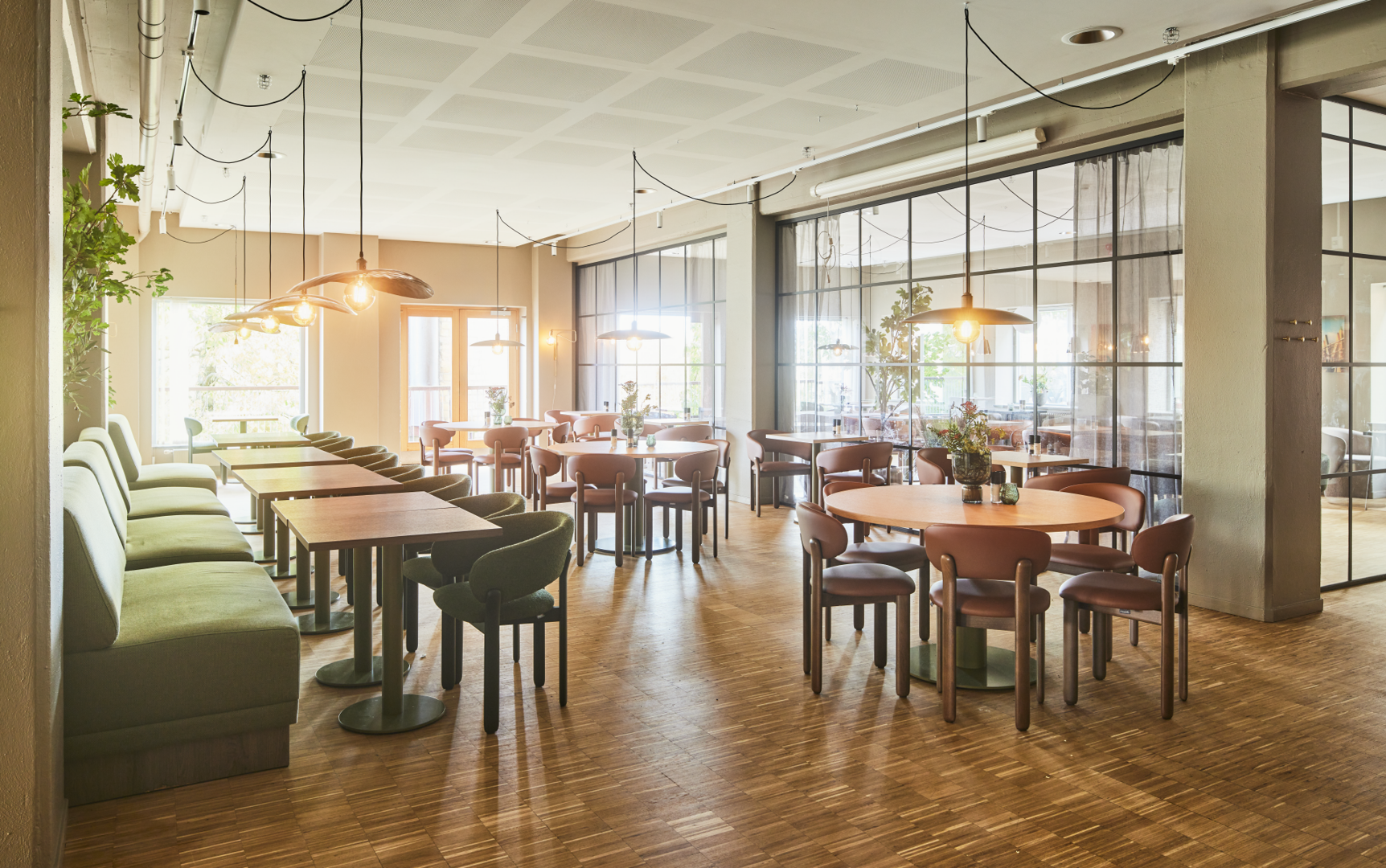 I Luma finns även en restaurang som erbjuder både lunch och catering.
