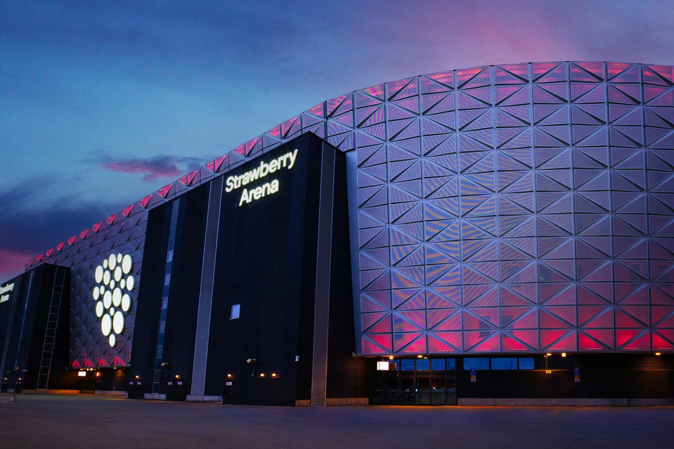 På Strawberry Arena kan ni anordna företagsevent, kundträffar och konferenser i anslutning till sport och underhållning.